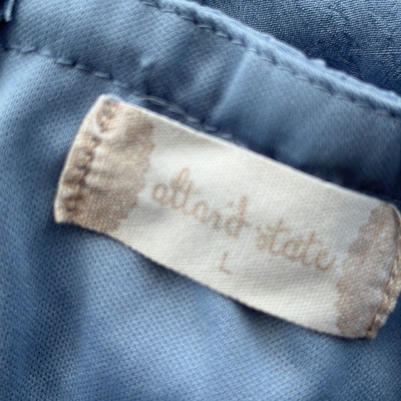 Altard State Women’s Mini Ruffle Dress Blue Size L - Picture 10 of 12